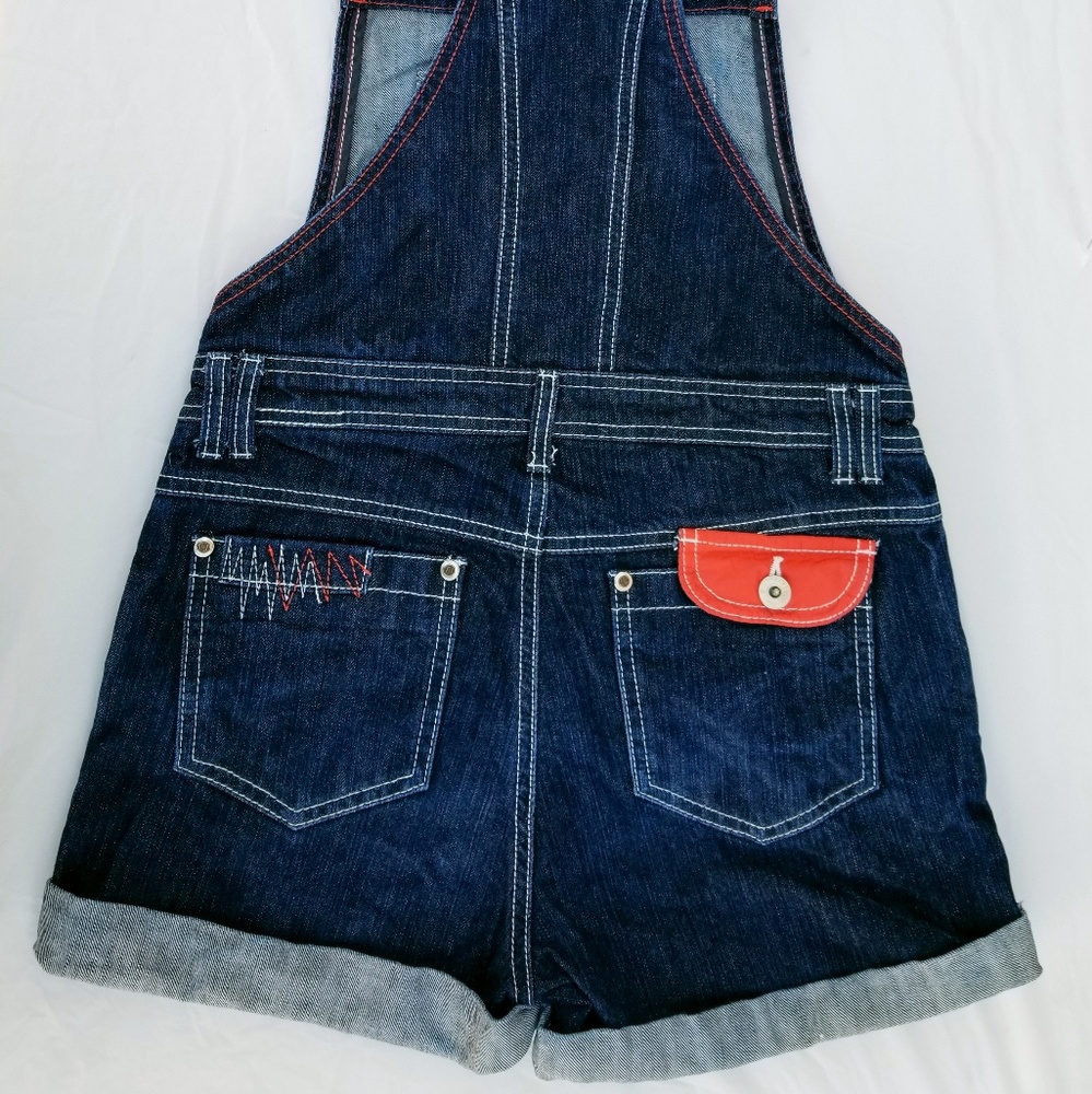 EXR Progressive Denim Overall Shorts - Picture 3 of 4